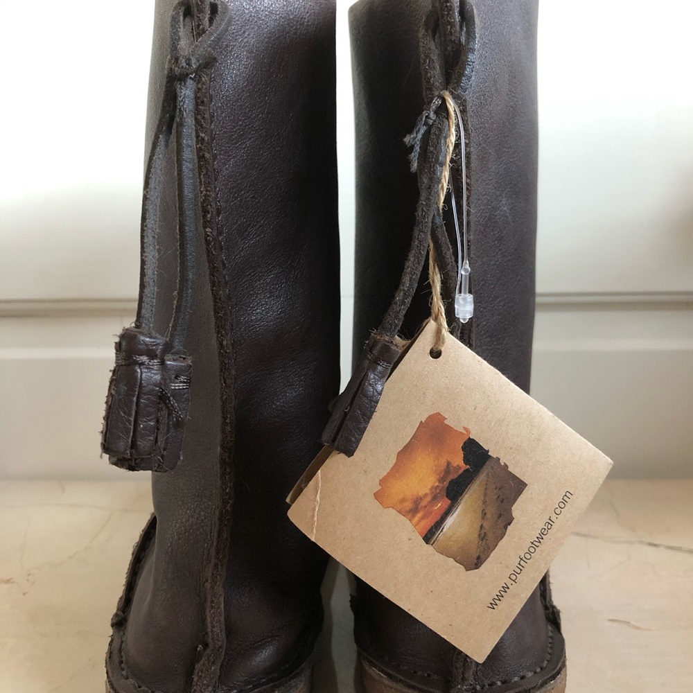 Pur footwear eco friendly leather boots 7 - Picture 3 of 7